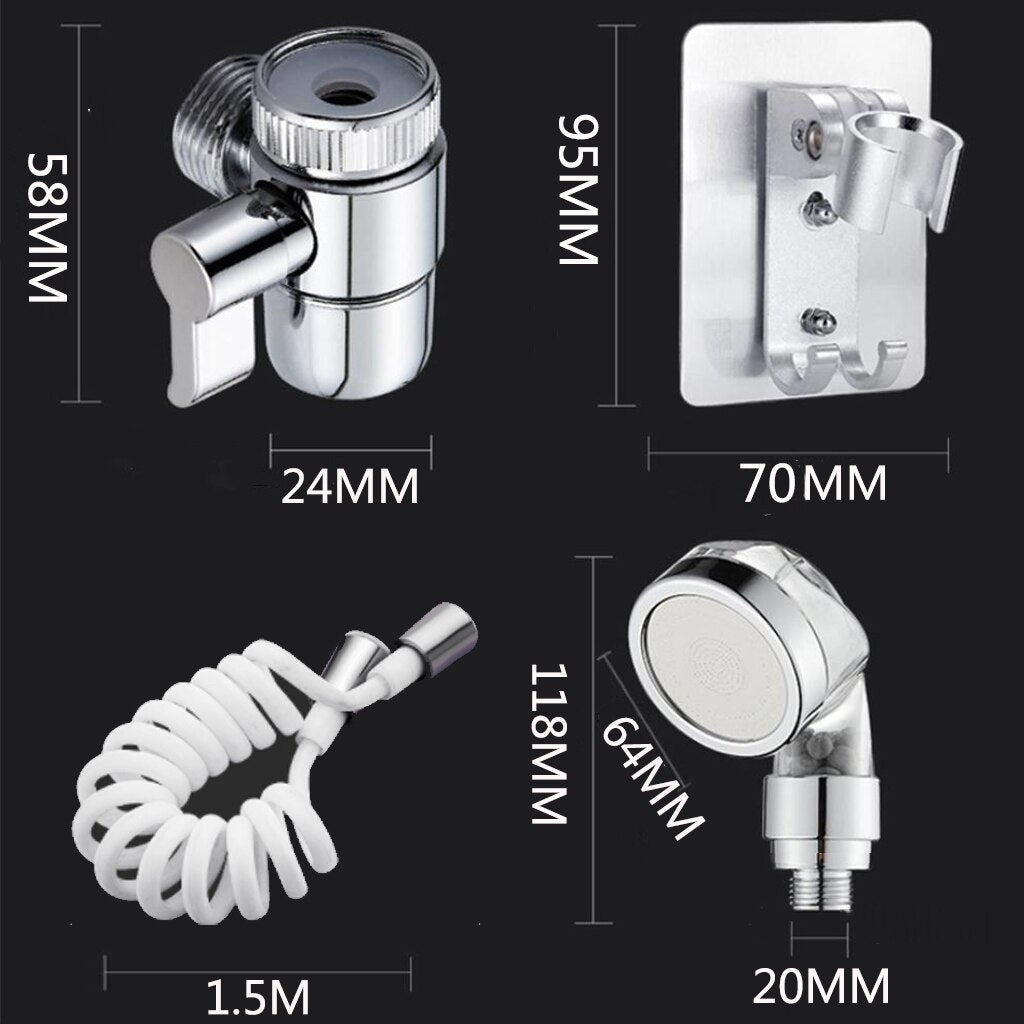 Basin Faucet External Shower Head Set